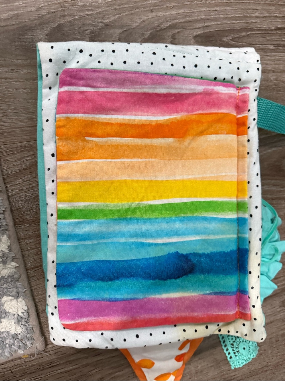 Lovevery Soft Sensory Cloth Book - Multicolor